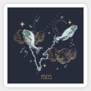 Pisces Constellation Sticker